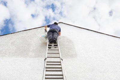 Peinture extérieure à Pouançay — façades et ravalement